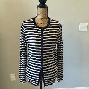 Gap wool striped cardigan